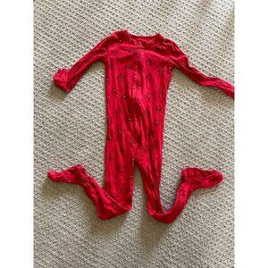 Old Navy Red Robot Footie Pajamas